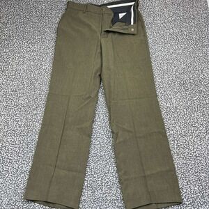 Flying Cross Dress Pants Men 32x31 Short Trousers Pockets Wool Blend